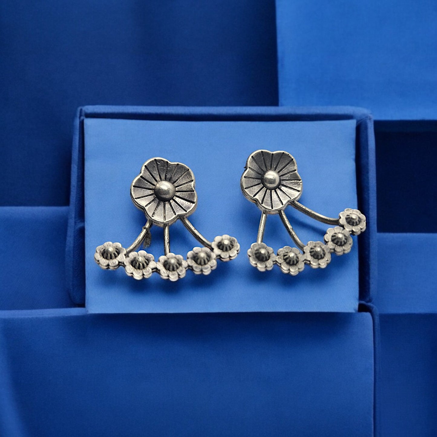 BloomCharm 2-in-1 Floral Earrings