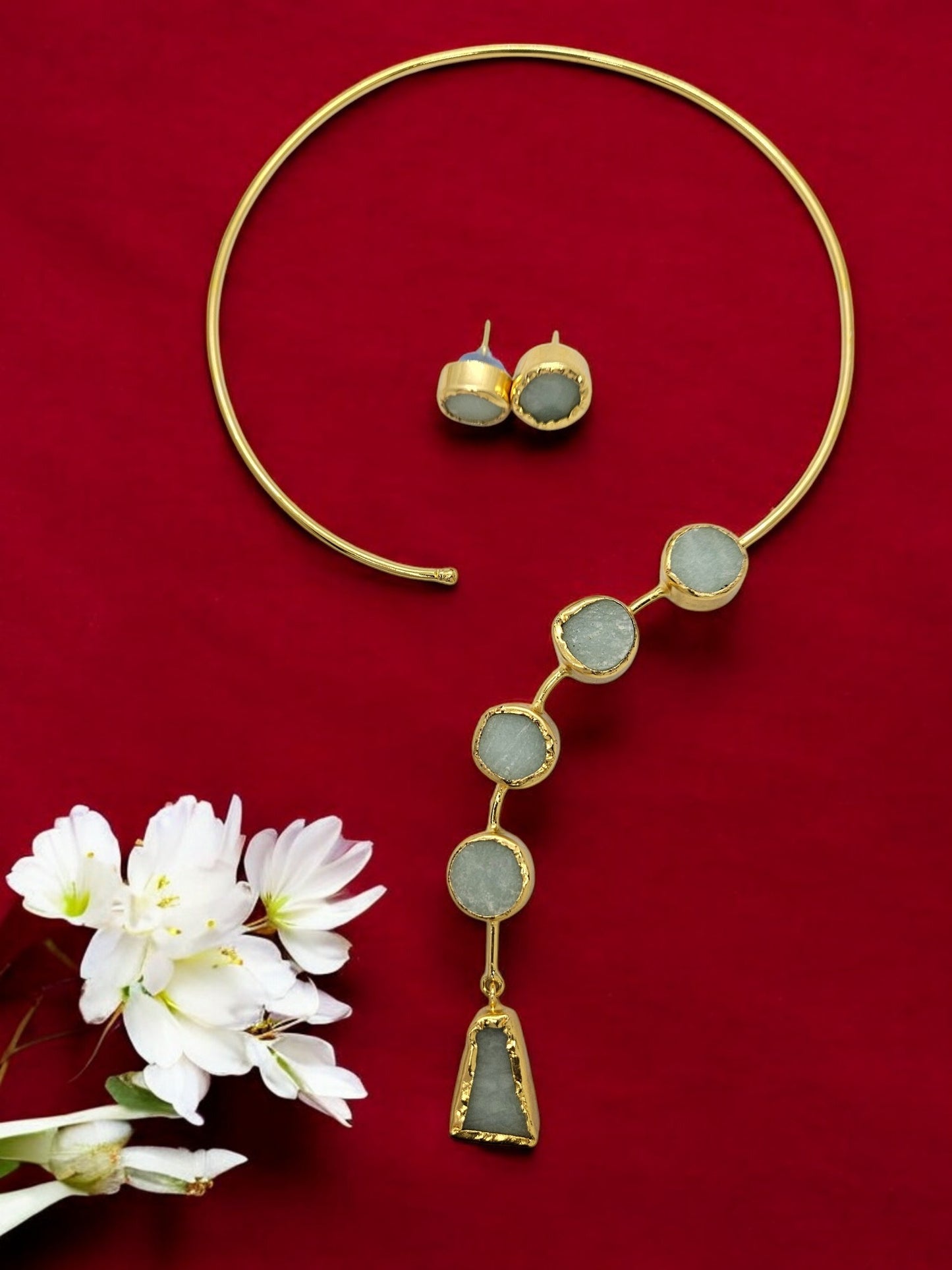 Celestial Cascade Hasli Set