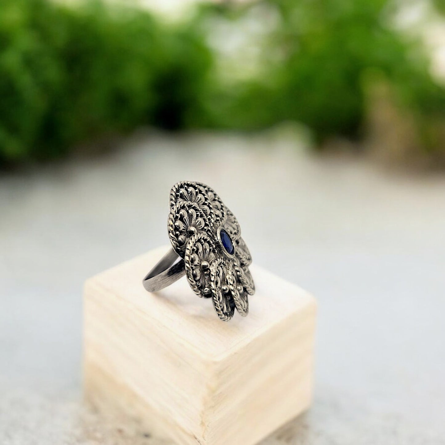 Sapphire Bloom Ring