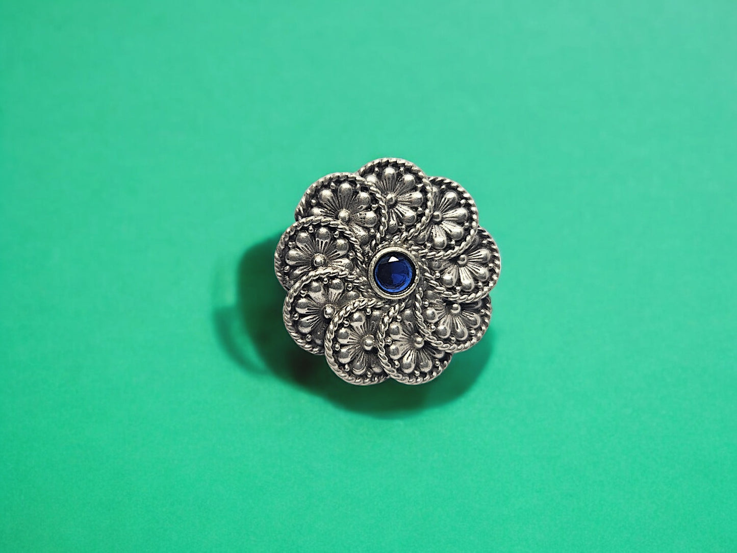 Sapphire Bloom Ring