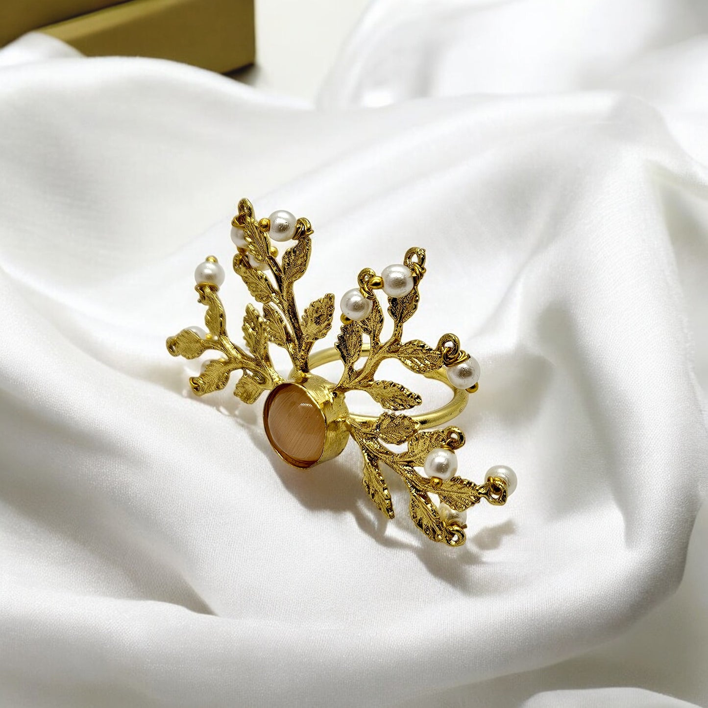 Aurelia Pearl Branch Ring