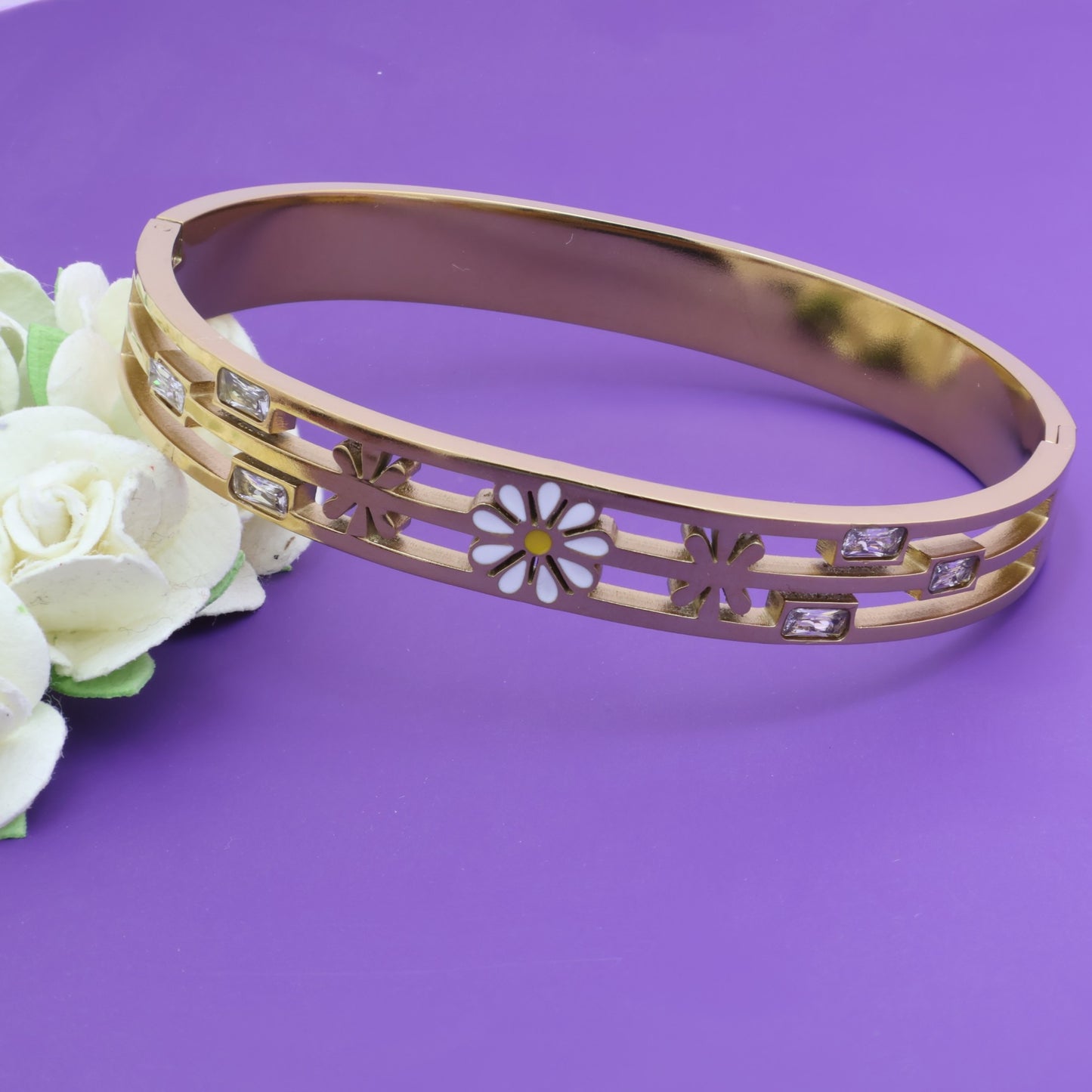 Floral Filigree Bracelet